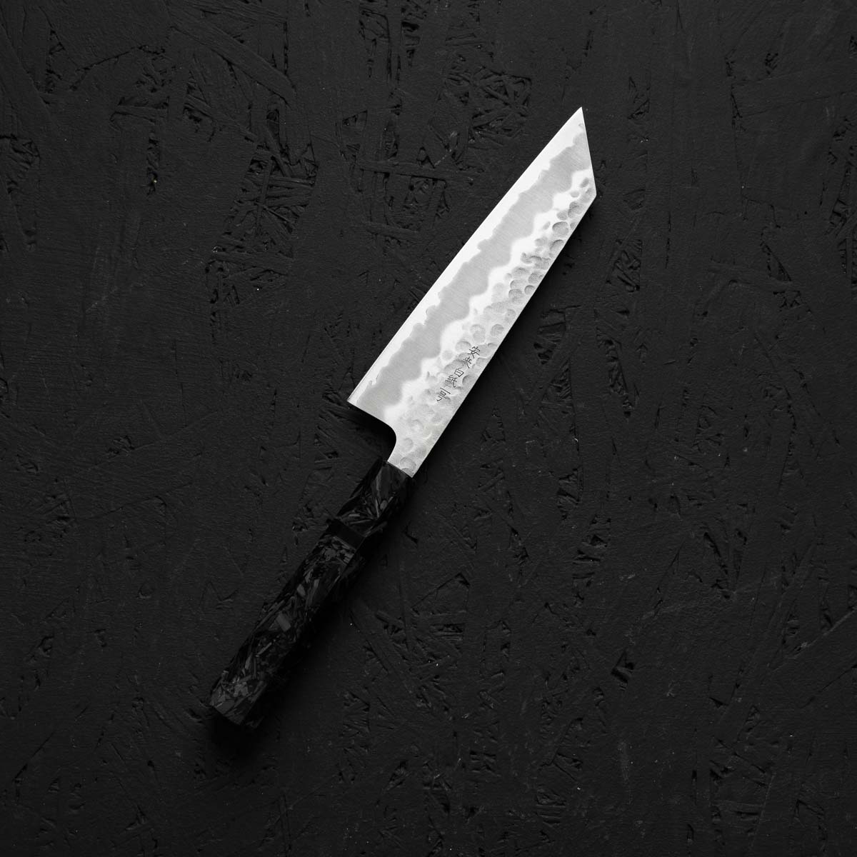 Tsunehisa White 2 Stainless Clad Tsuchime Bunka 165mm - Dark Carbon Fibre