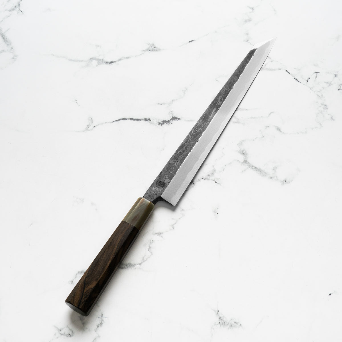 Sakai Kikumori "Kikuzuki Kuro" Kiritsuke Yanagiba 270mm - Persimmon