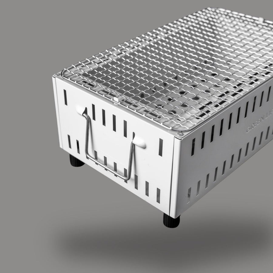 Green Life Tabletop BBQ Grill - White