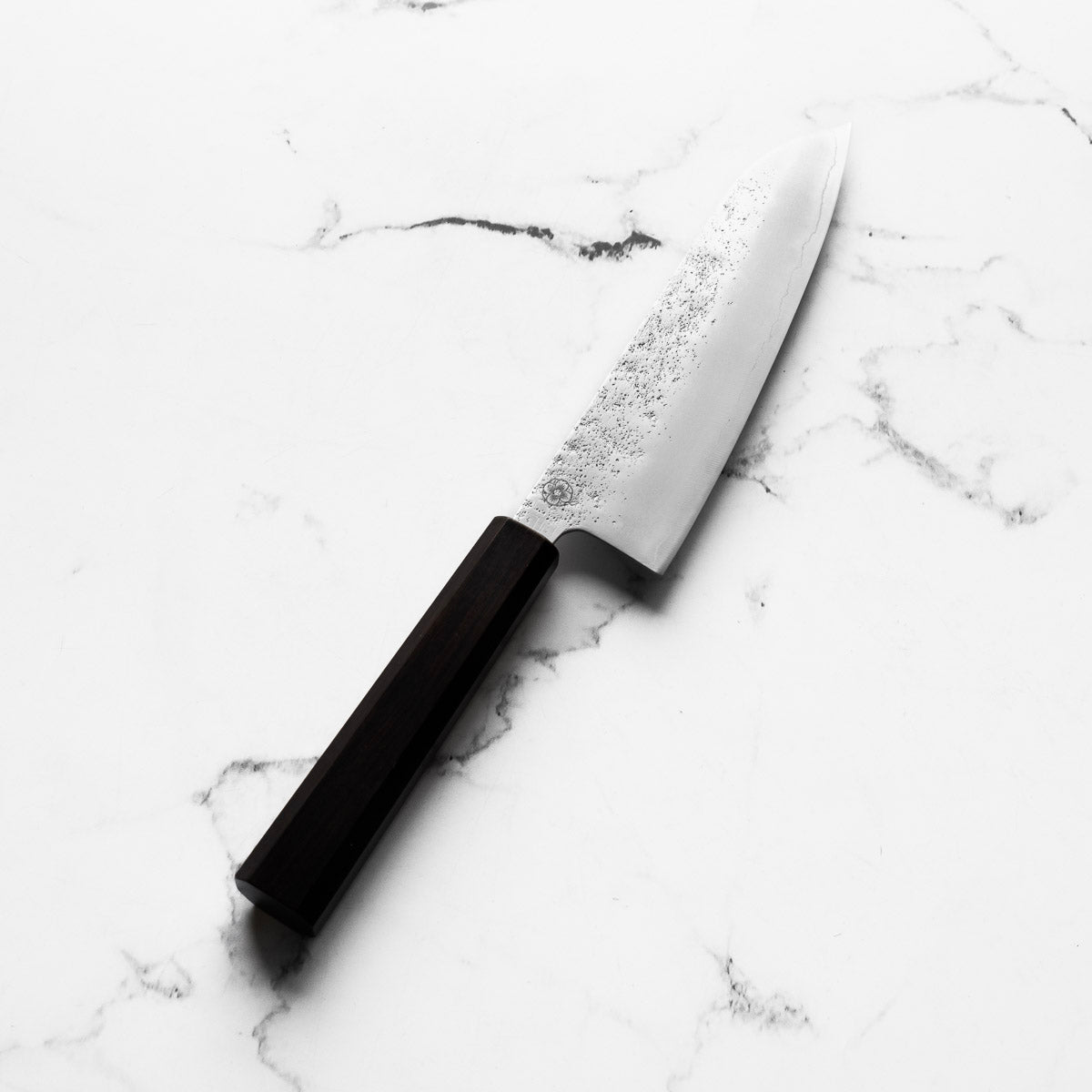 Hajimaru Ginsan Nashiji Santoku 170mm - Ebony