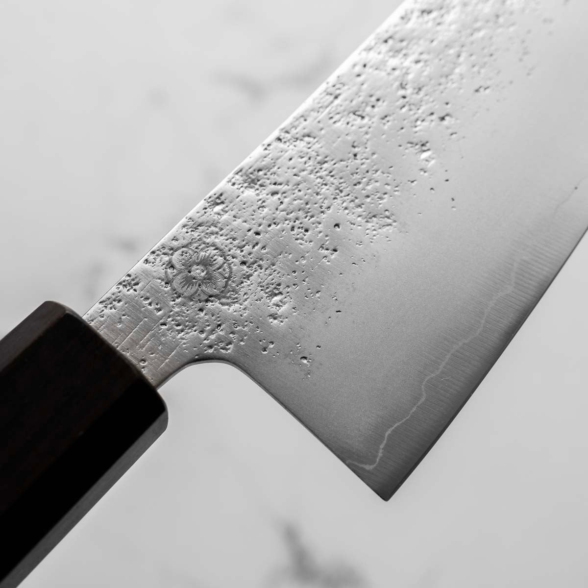 Hajimaru Ginsan Nashiji Santoku 170mm - Ebony