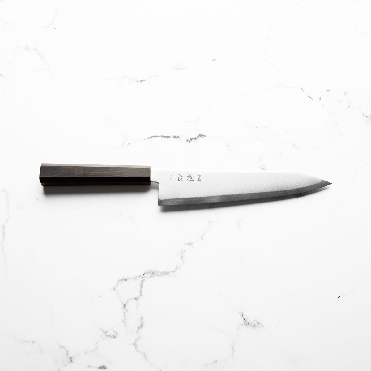 Hatsukokoro Kaijin Blue 2 Stainless Clad Kiritsuke Gyuto 240mm - Ebony