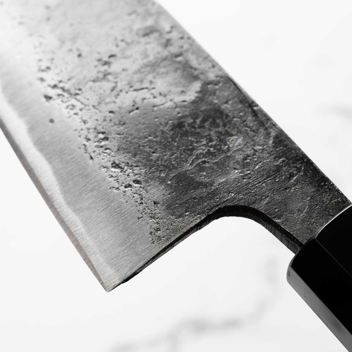 Hatsukokoro Kurokaze Blue 2 Kurouchi Double Bevel Deba 150mm