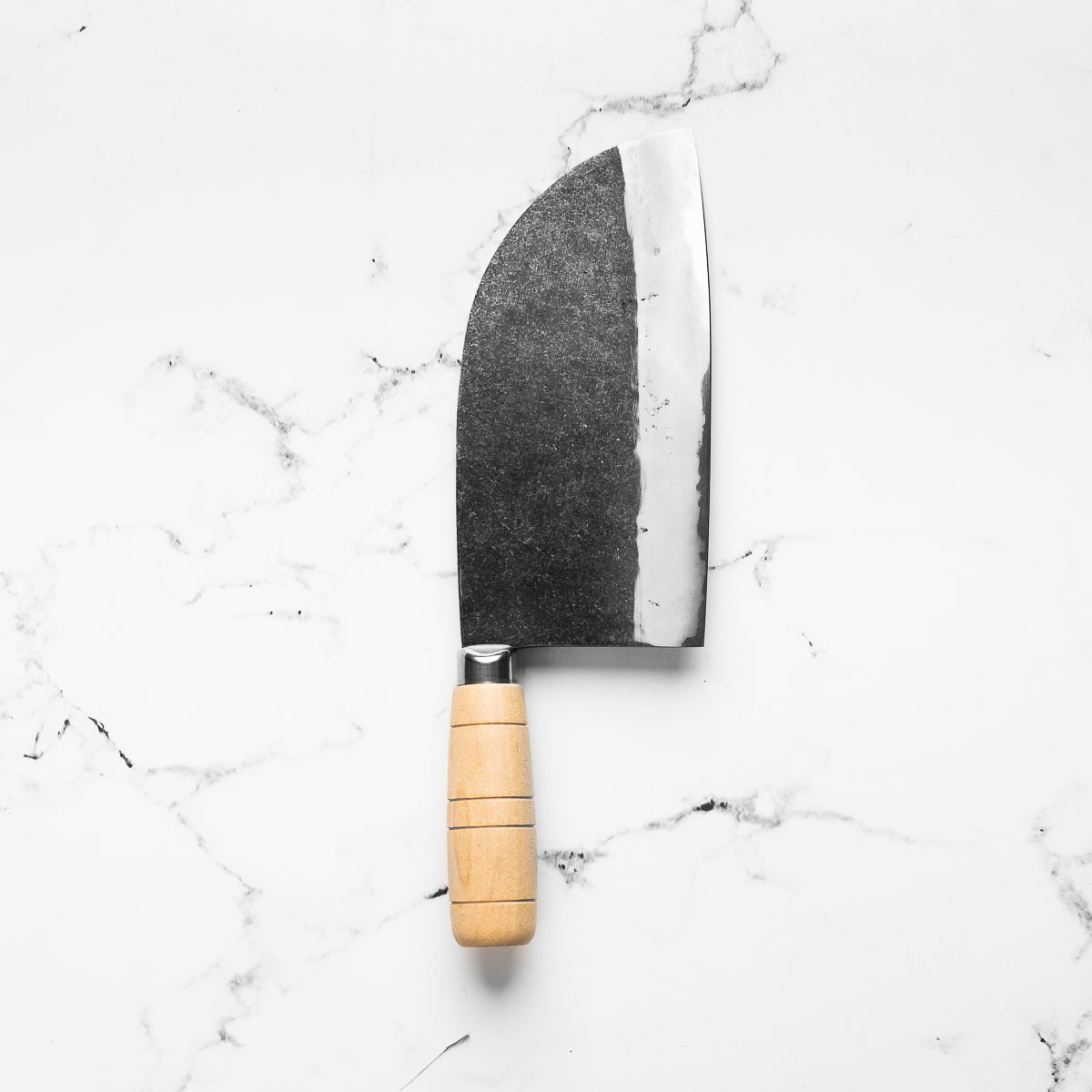 Hatsukokoro Sentan Blue 2 Kurouchi Tall Santoku 190mm