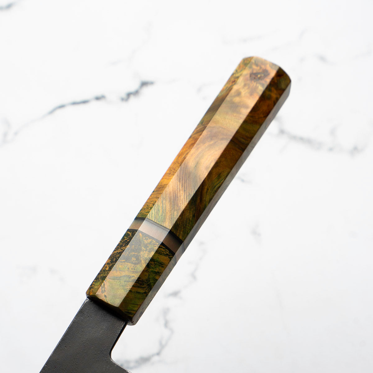 Mutsumi Hinoura Ajikataya White 2 Gyuto 210mm - Resin (Green)