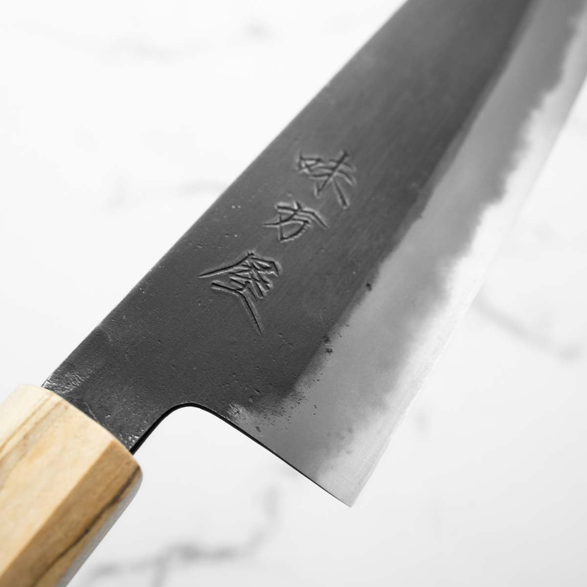 Mutsumi Hinoura Ajikataya White 2 Gyuto 210mm - Spalted Maple
