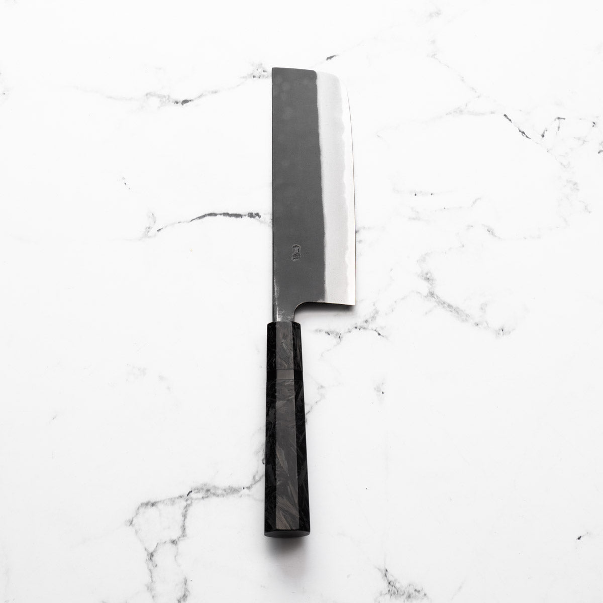 Nao Yamamoto Blue 2 Kurouchi Nakiri - Dark Carbon Fibre