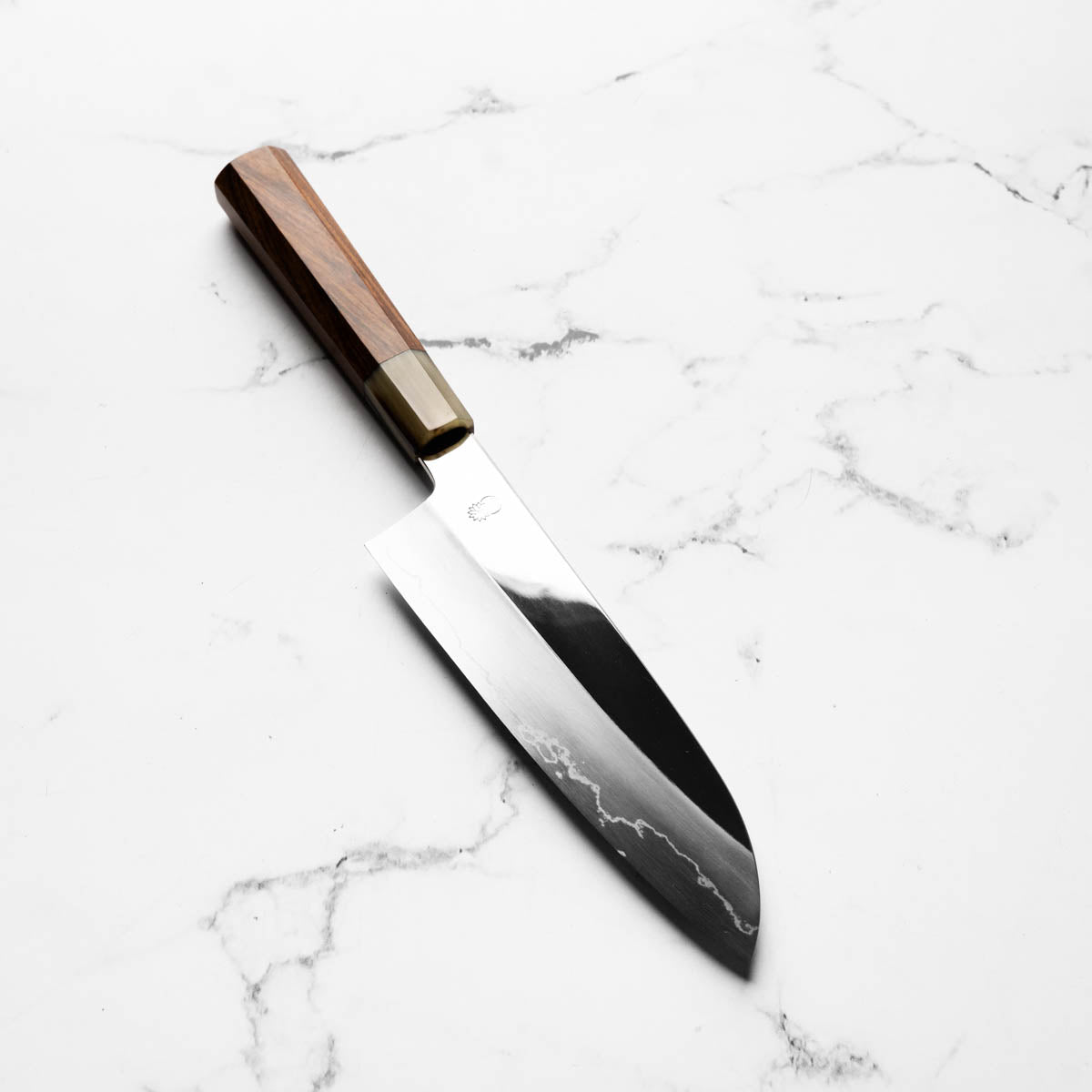 Sakai Kikumori "Choyo" Ginsan Santoku 180mm - Quince
