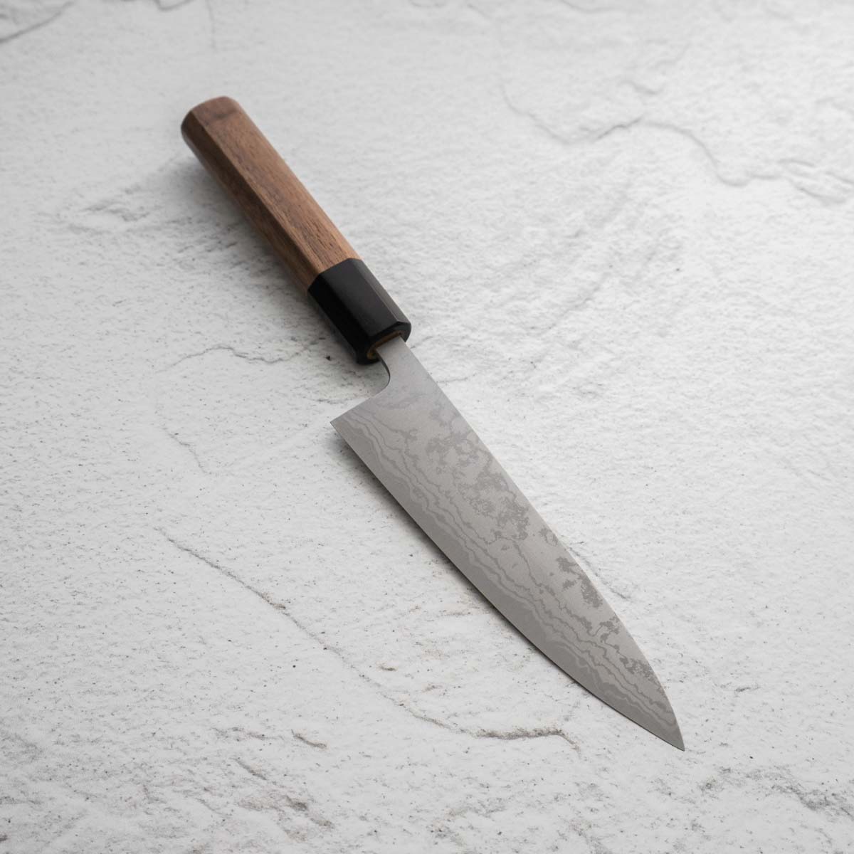 Shiro Kamo White 2 Damascus Petty 135mm