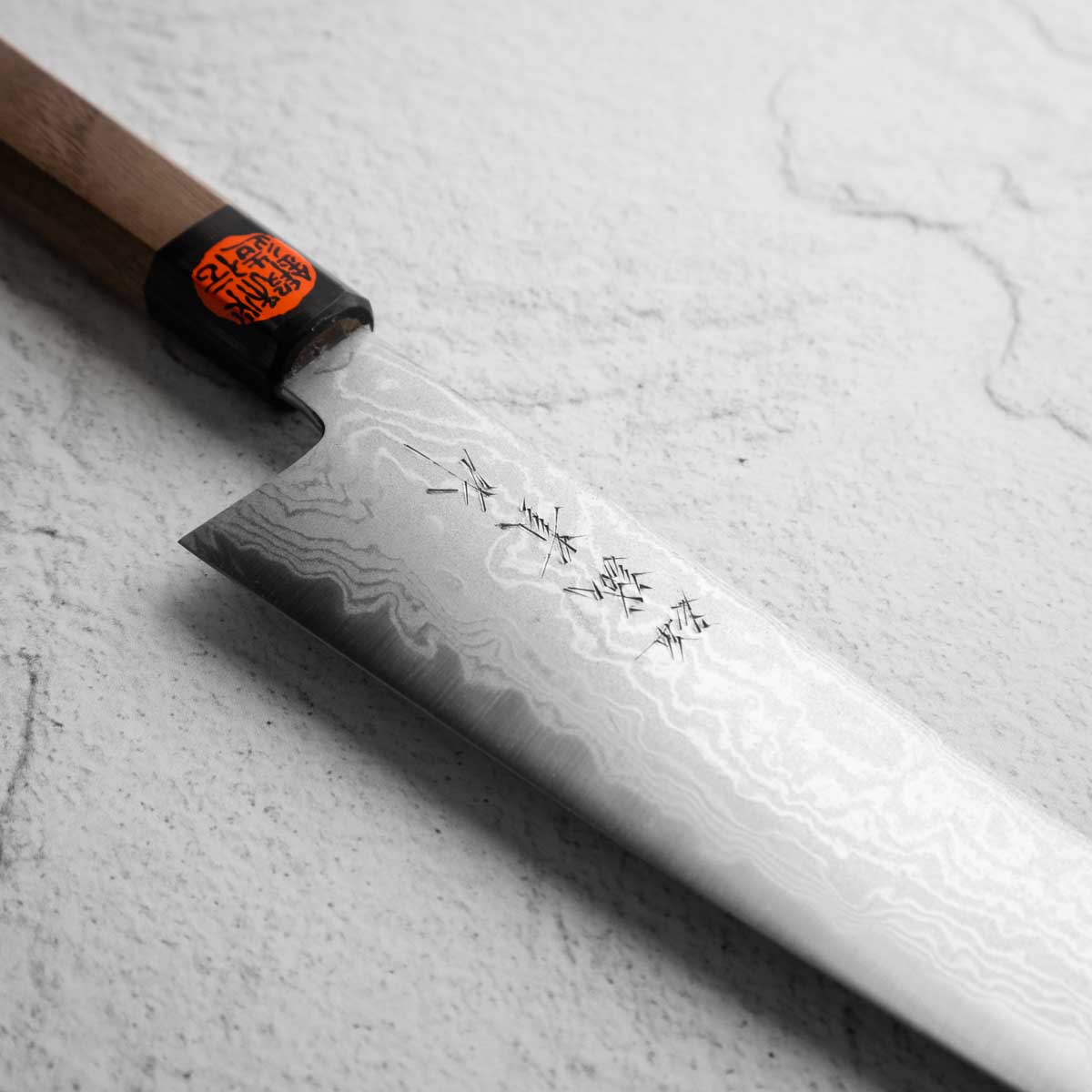 Shigeki Tanaka Blue 2 Damascus Gyuto 210mm