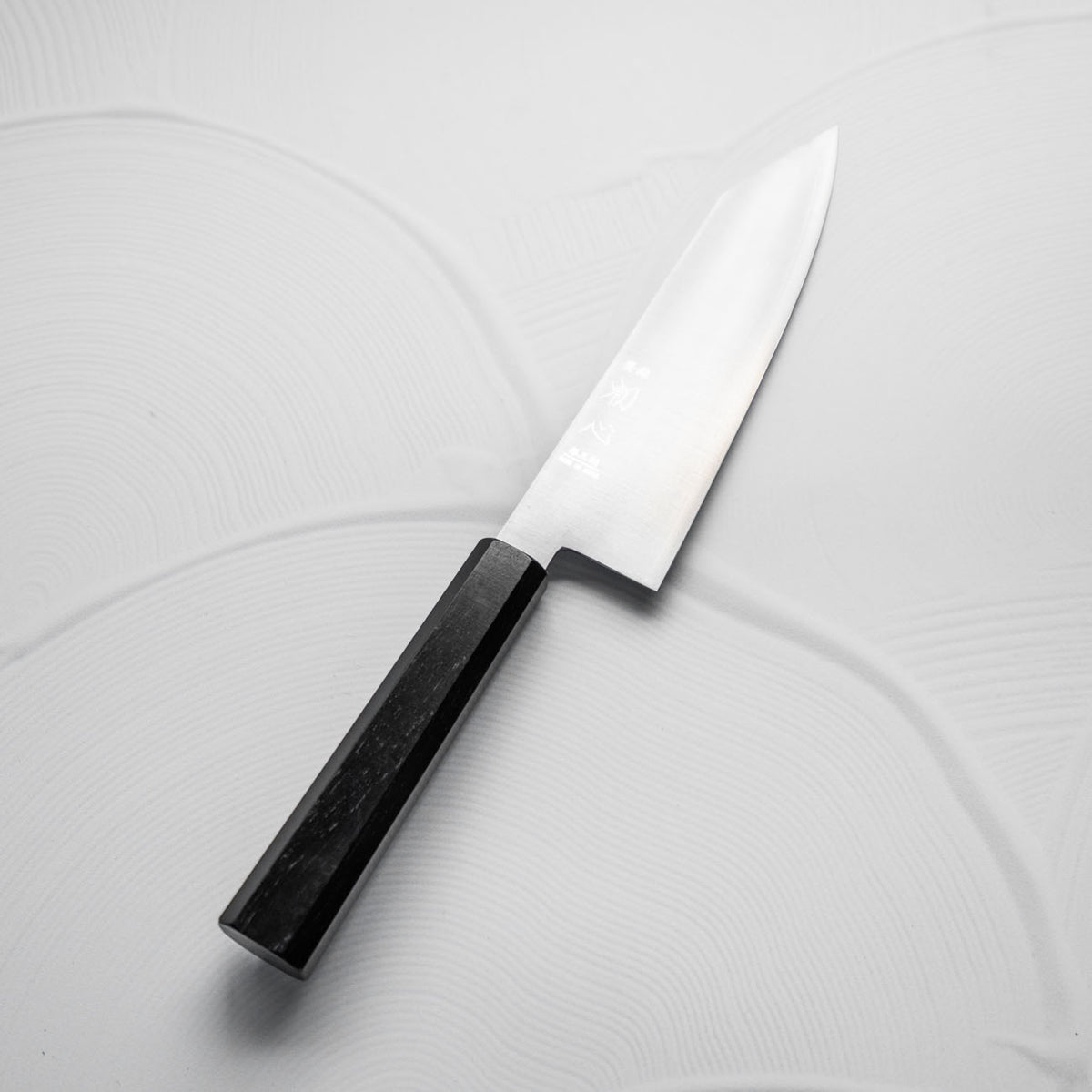 Hatsukokoro Hayabusa Ginsan Bunka 170mm - Ebony