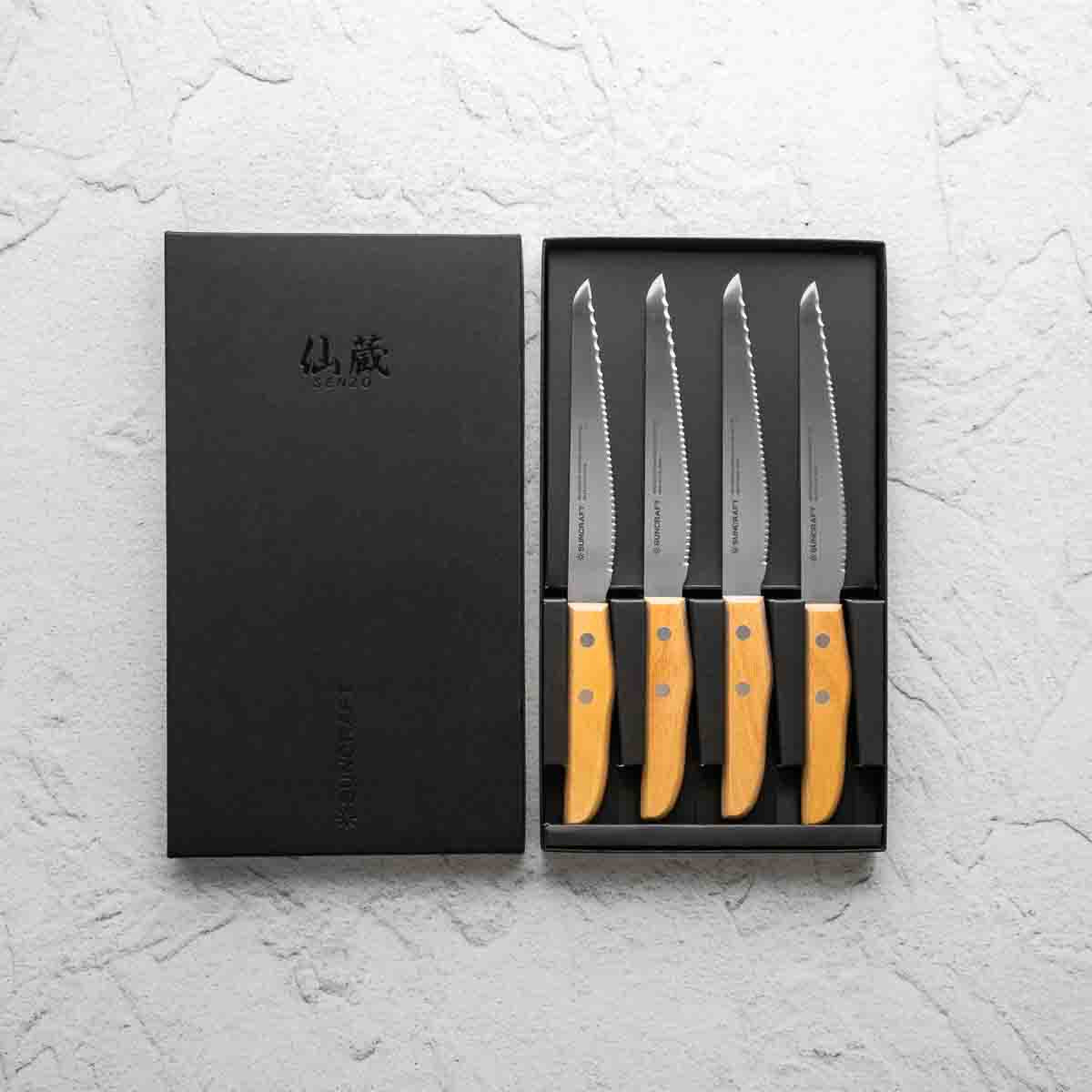 Suncraft Senzo Steak Knife Set