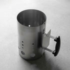 Charcoal Chimney Starter - Black Handle