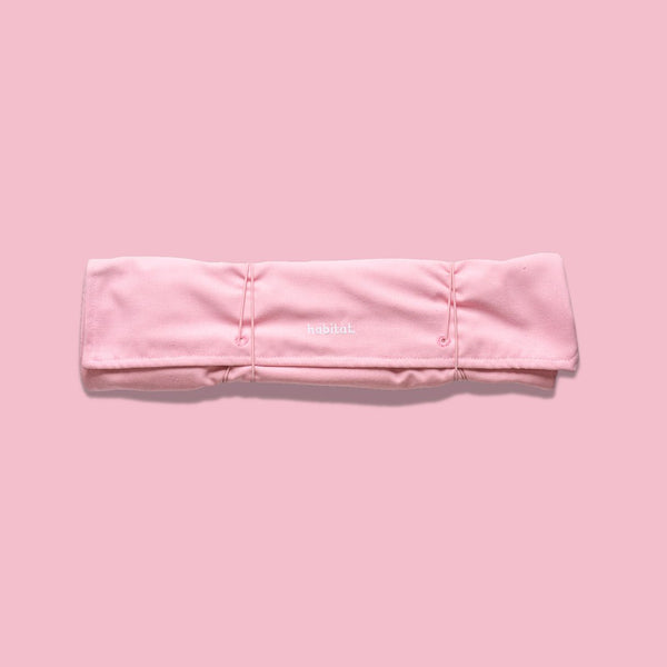 Habitat Canvas Knife Roll - 6 Slot - Pastel Pink