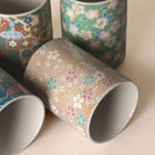 Japanese Teacup Set — Kyo Yuzen (Set of 5)
