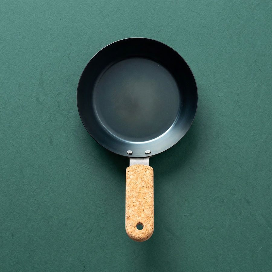 Fujita Kinzoku - Mini Frying Pan 16cm w/Cork Handle + Playhouse Packaging