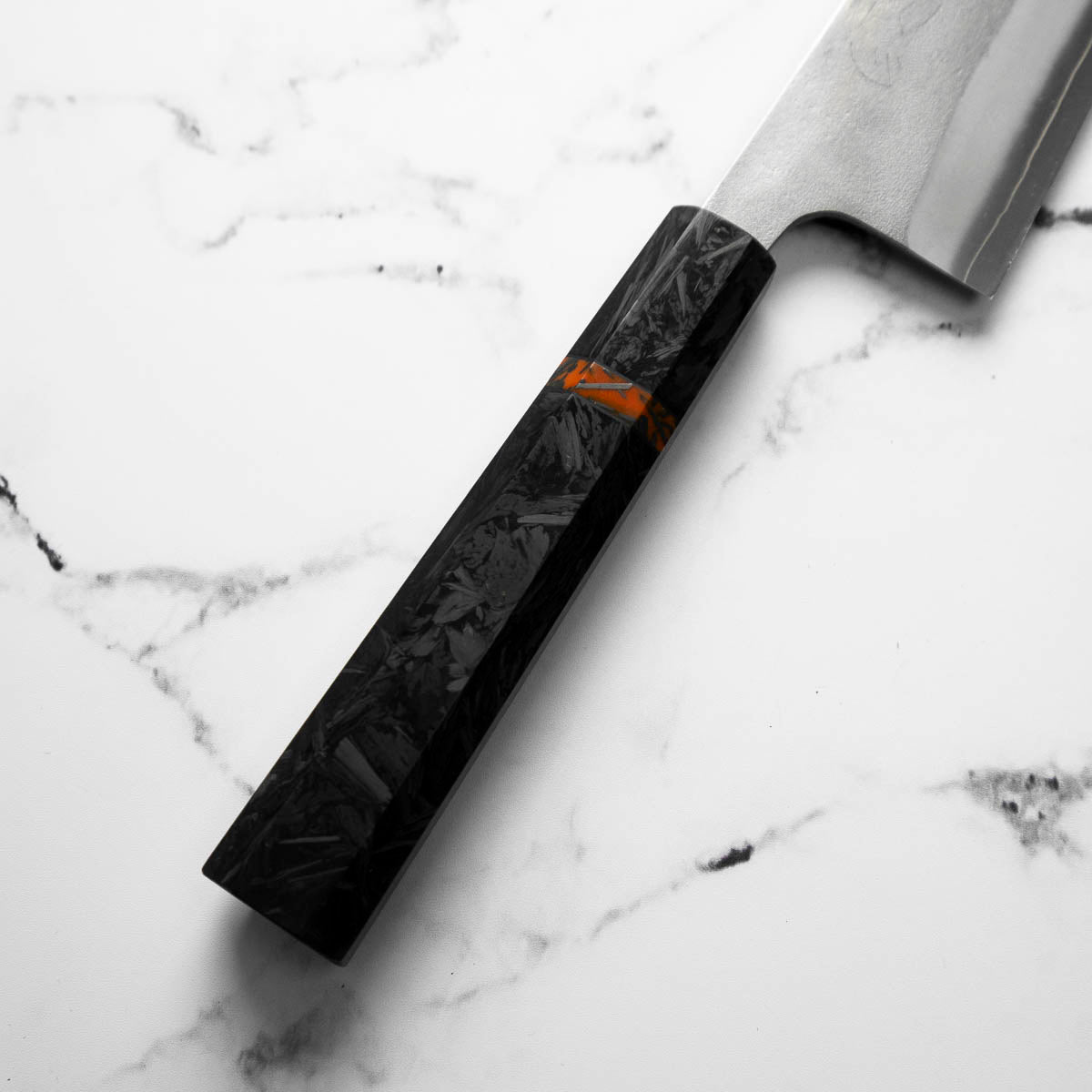 Yoshikane (Hatsukokoro) SKD Nashiji Kiritsuke 210mm - Carbon Fibre