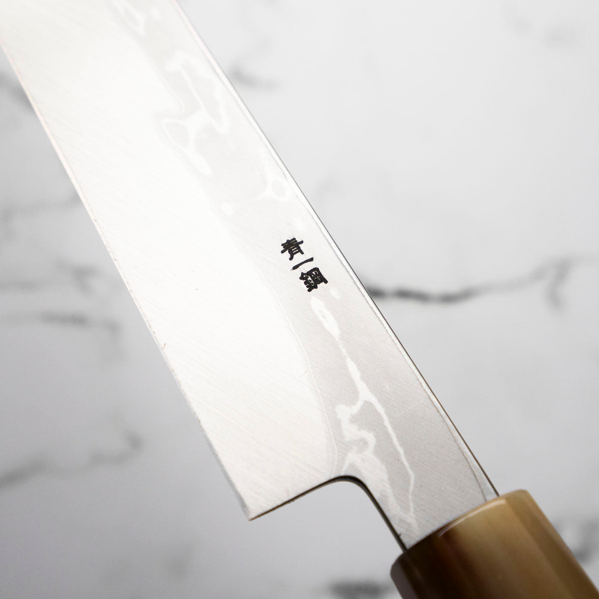 Yamawaki Hamono Nakagawa Satoshi Blue 1 Damascus Kiritsuke Yanagiba 360mm