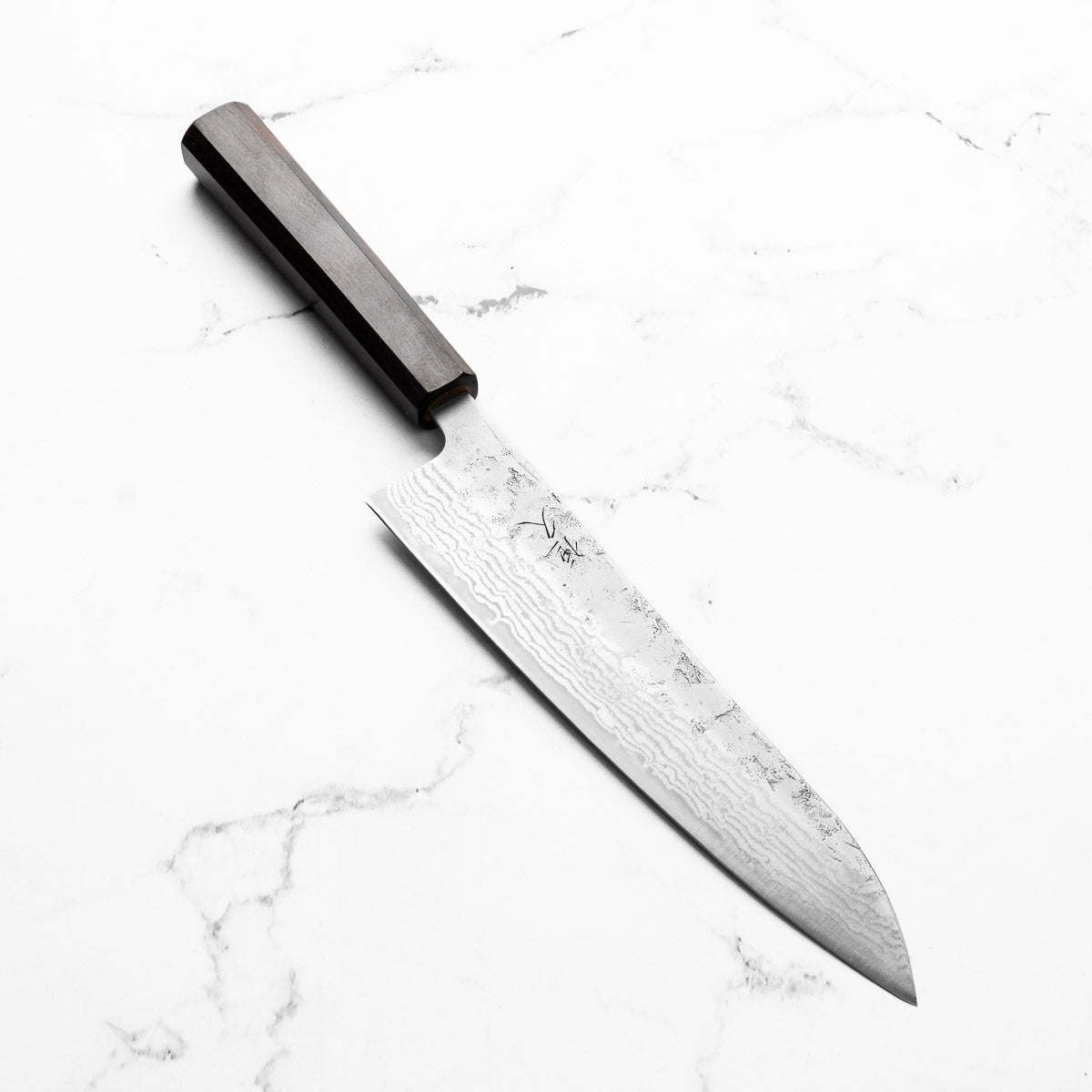 Tsunehisa Swedish Stainless Washiji Gyuto 210mm - Ebony