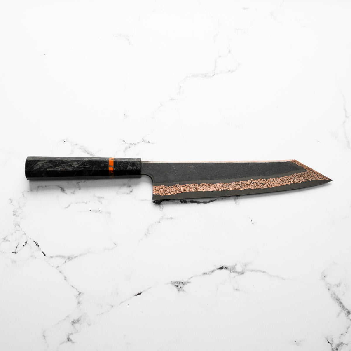 Hatsukokoro Yorokobi SLD Kurouchi Damascus Kiritsuke 240mm