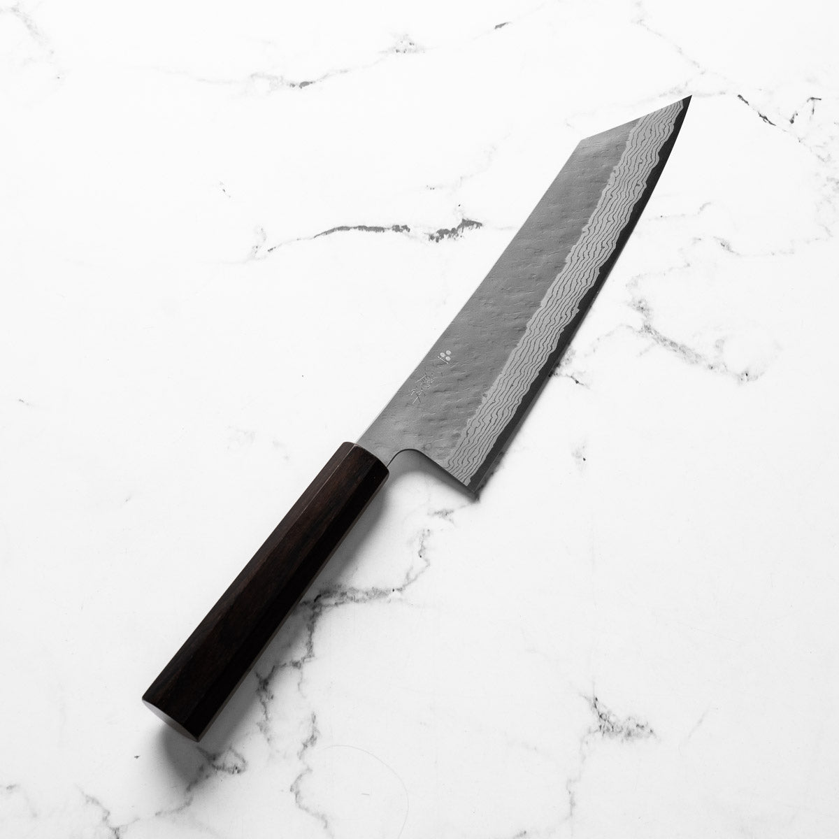 Nigara Hamono VG10 Tsuchime Damascus Kiritsuke 240mm - Ebony