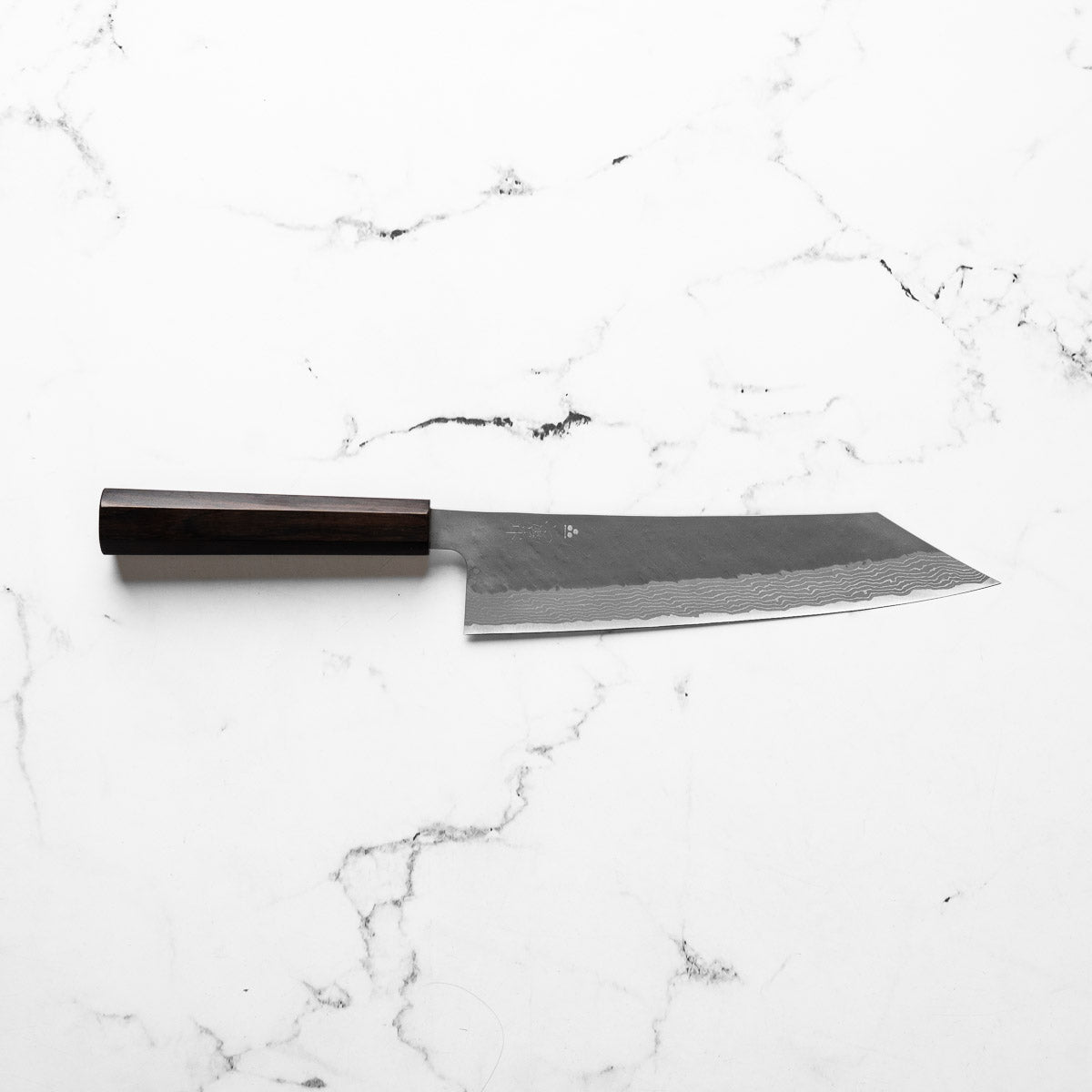 Nigara Hamono VG10 Tsuchime Damascus Kiritsuke 240mm - Ebony