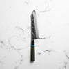 Hatsukokoro SLD Kurouchi Damascus Kiritsuke Gyuto 210 - Maple Turquoise