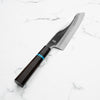 Sakai Kikumori "Choyo" Blue 1 Santoku 180mm - Ebony Turquoise