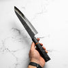 Hatsukokoro Itadaki Blue 2 + White 2 Coreless Kurouchi Tsuchime Gyuto 240mm
