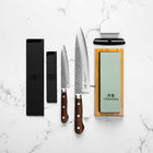 Senzo Universal VG10 - 2 Knife Set with Whetstone