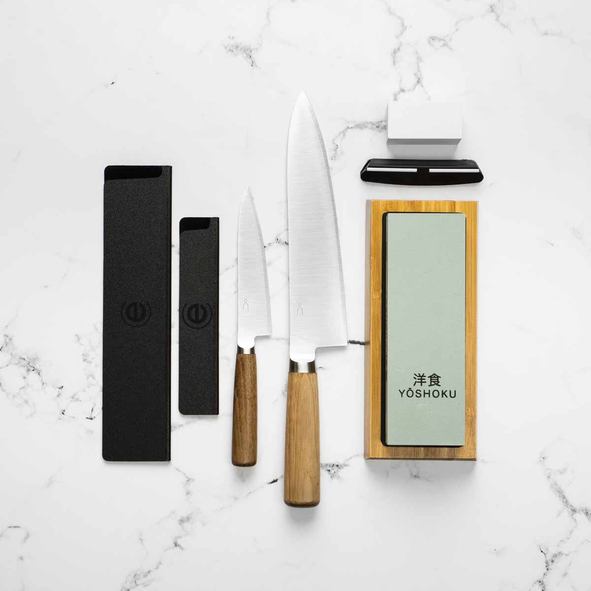 Hocho Kobo SLD - 2 Knife Set with Whetstone