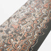 Takeshi Saji VG10-W Nashiji Rainbow Damascus Bunka 165mm - Dark Carbon Fibre