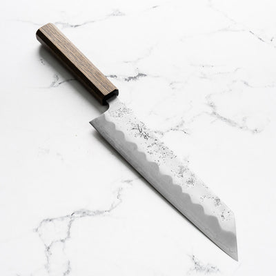 Tsunehisa Ginsan Nashiji Kiritsuke 210mm - Dark Oak