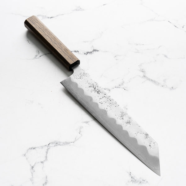 Tsunehisa Ginsan Nashiji Kiritsuke 210mm - Dark Oak