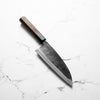 Hatsukokoro Kurokaze Blue 2 Kurouchi Double Bevel Deba 180mm