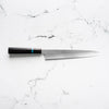 Yoshikane (Hatsukokoro) SKD Nashiji Sujihiki 240mm - Ebony Turquoise