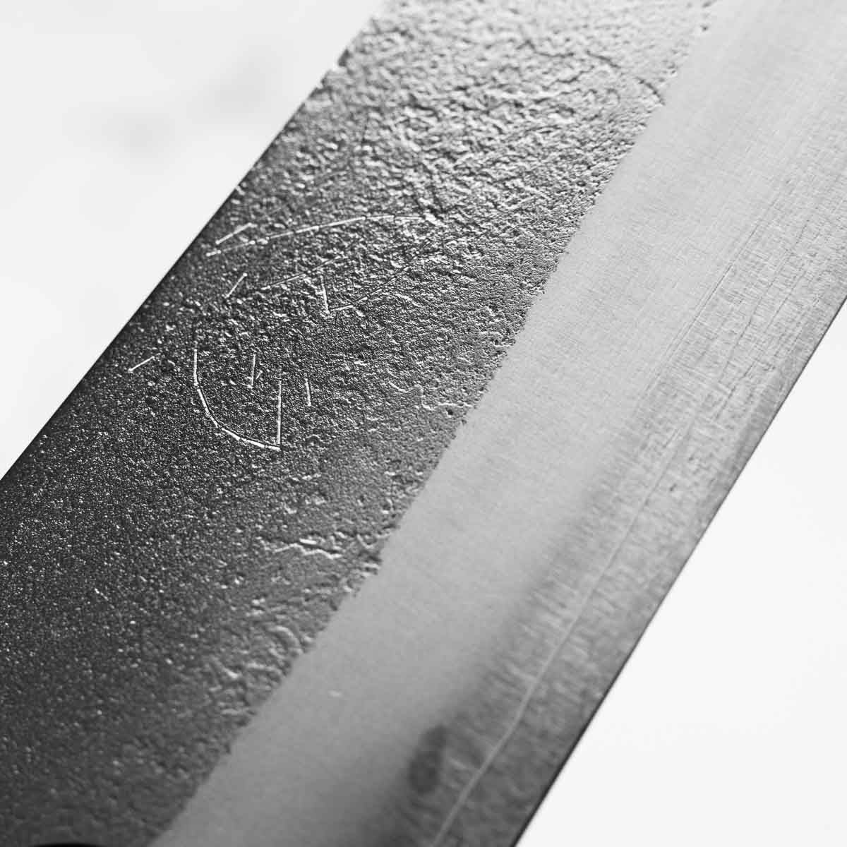 Yoshikane (Hatsukokoro) SKD Nashiji Sujihiki 240mm - Ebony Turquoise