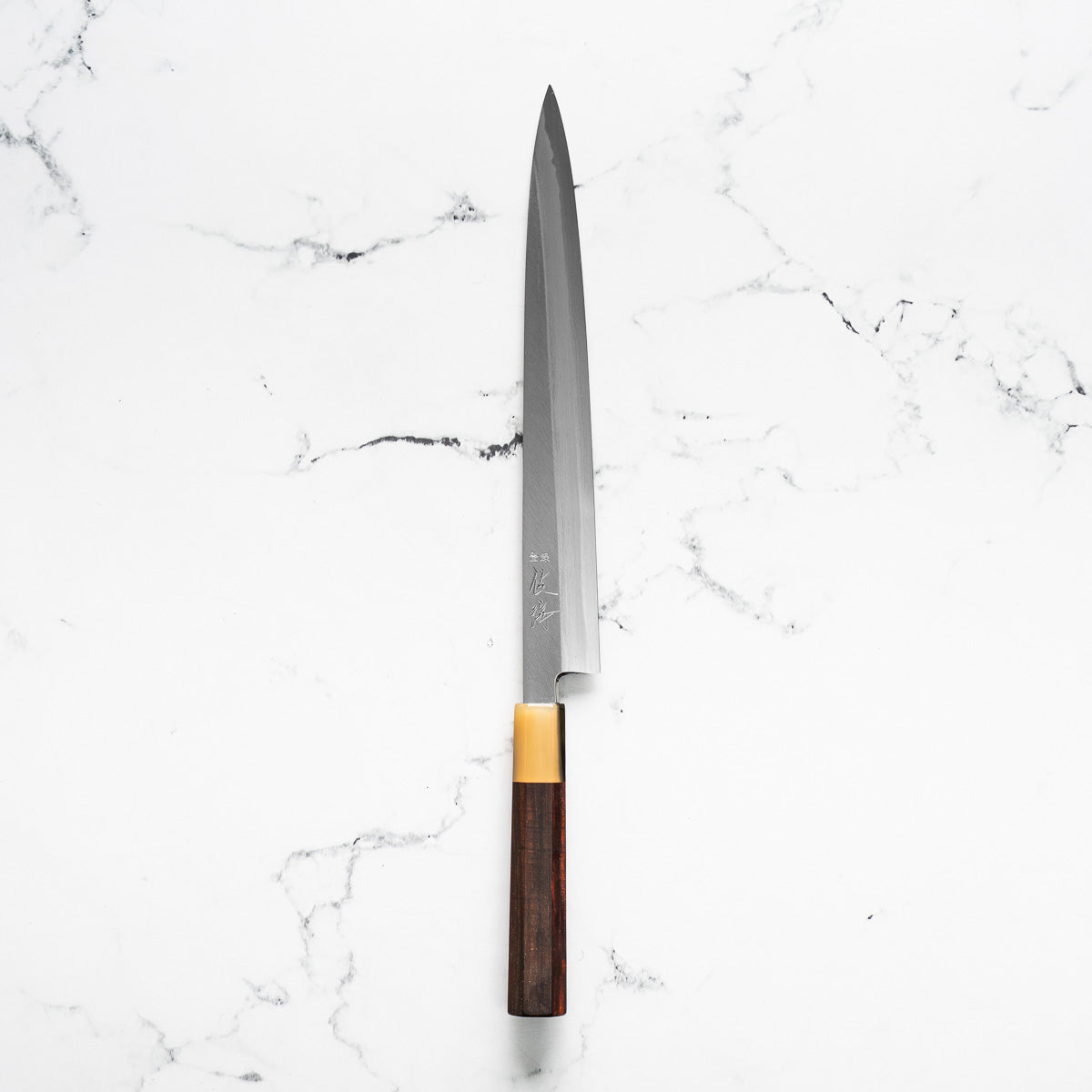 Touroku Sakai x Shimizu White 2 Yanagiba 270mm - Siamese Rosewood and Blonde