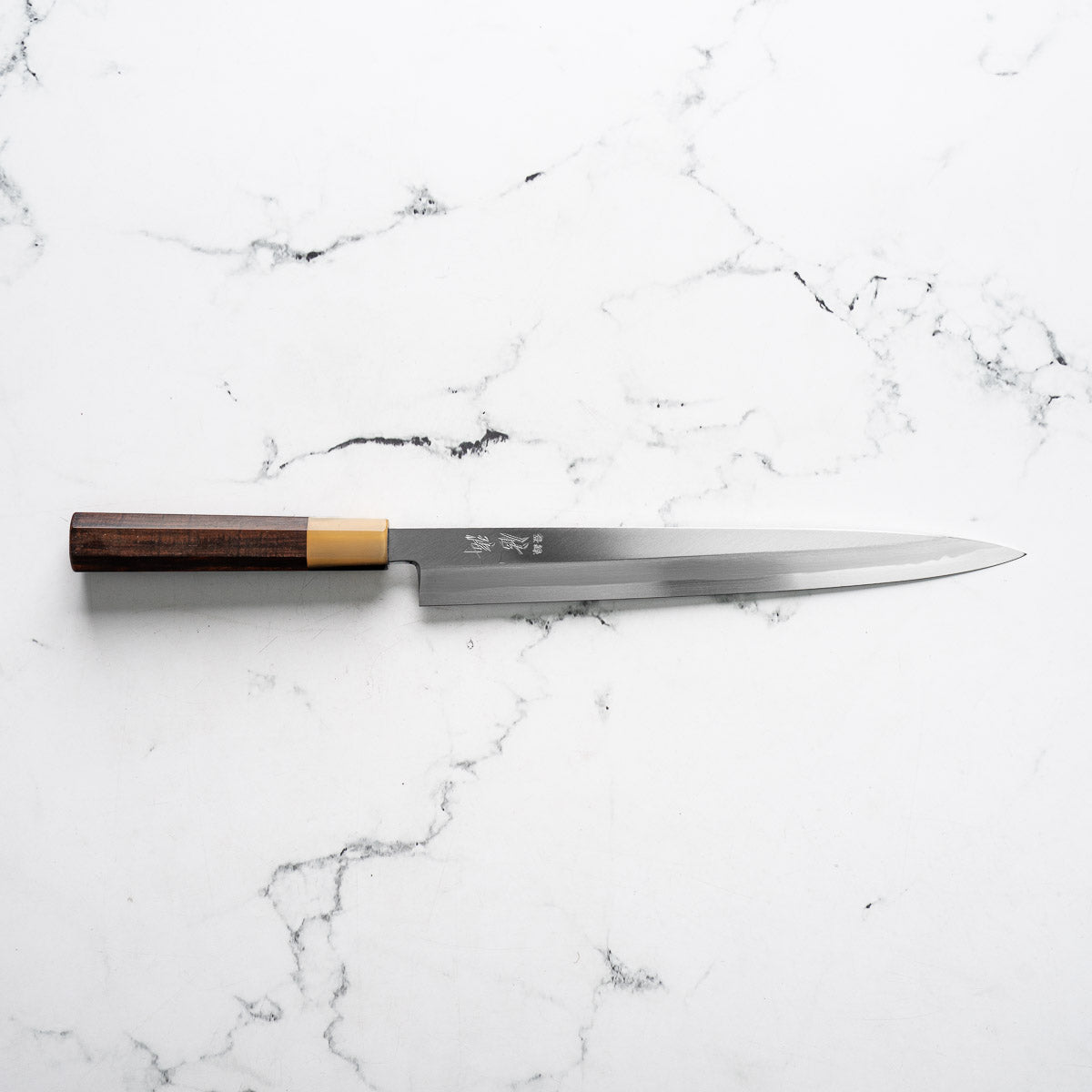 Touroku Sakai x Shimizu White 2 Yanagiba 270mm - Siamese Rosewood and Blonde