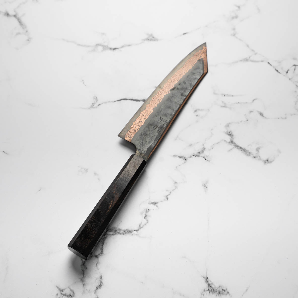 Hatsukokoro Yorokobi SLD Kurouchi Damascus Kiritsuke 210mm