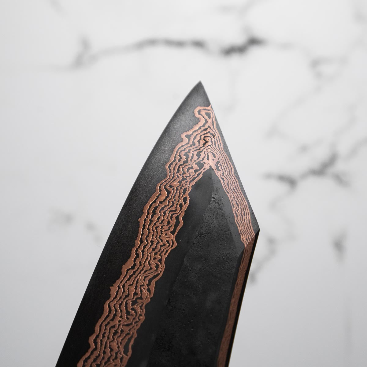 【限定販売】 Hatsukokoro Yorokobi SLD Kurouchi Damascus Kiritsuke 210mm ジャケット・アウター
