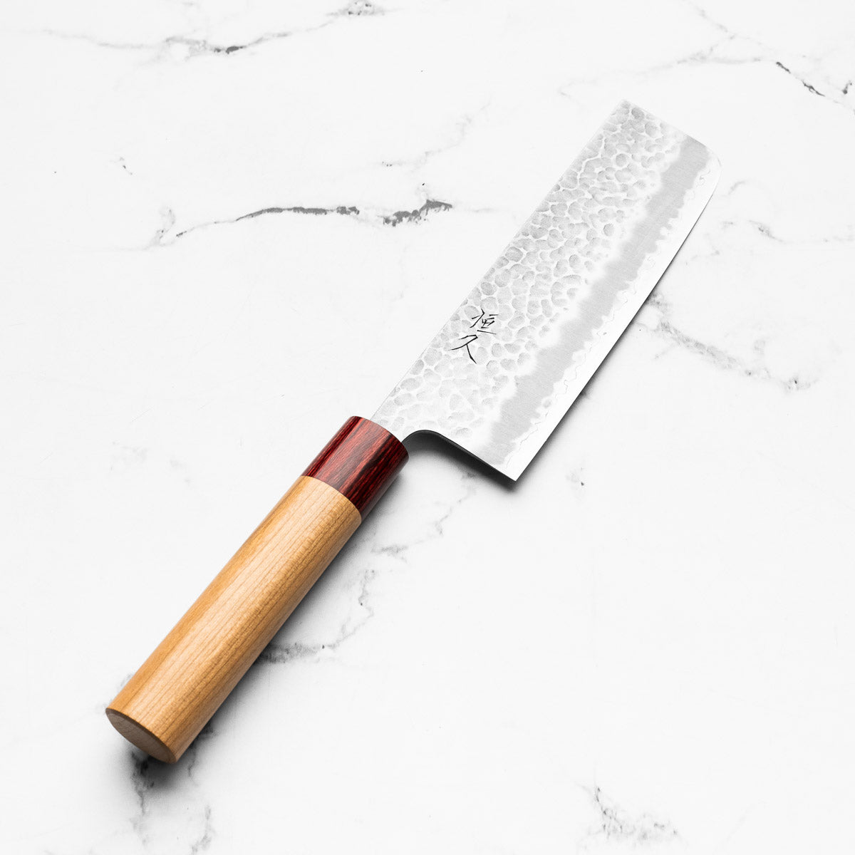 Tsunehisa Blue Super Tsuchime Nakiri 165mm - Cherry