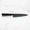 Yoshikazu Ikeda White 1 Honyaki Kachikaeshi Gyuto 240mm - Ebony Turquoise