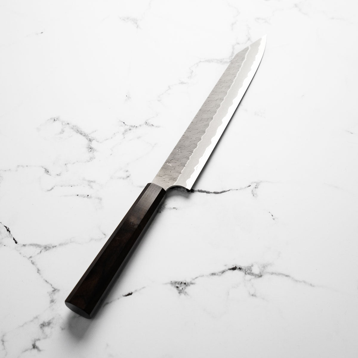 Nigara Hamono Blue Super Tsuchime Kiritsuke Sujihiki 255mm - Ebony