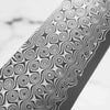 Nigara Hamono "Anmon" SG2 Raindrop Damascus Kiritsuke 210mm - Dark Carbon Fibre