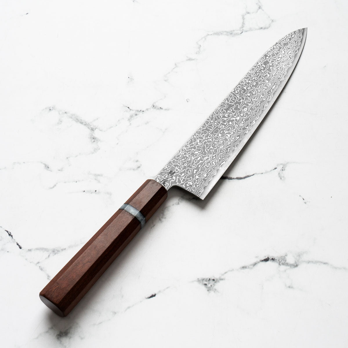 Seido VG10 Kurozome Nickel Damascus Gyuto 240mm - Sandalwood