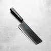 Seido "Kuro" x Tadafusa White 2 Kurouchi Nakiri 165mm - Ebony Turquoise