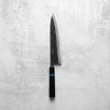 Seido "Kuro" x Tadafusa White 2 Kurouchi Gyuto 240mm - Ebony & Turquoise