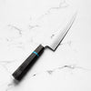 Tsunehisa 440C Damascus Tsuchime Gyuto 210mm - Maple Turquoise