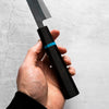 Seido "Kuro" x Tadafusa White 2 Kurouchi Sujihiki 240mm - Ebony & Turquoise